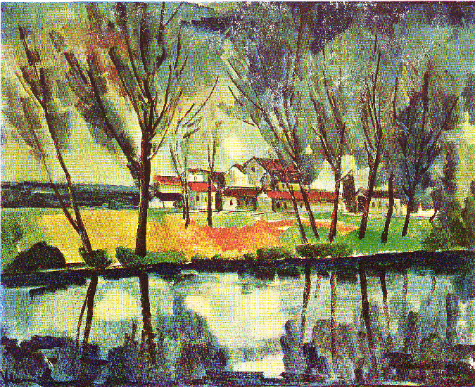 WikiOO.org - Enciklopedija likovnih umjetnosti - Slikarstvo, umjetnička djela Maurice De Vlaminck - The Seine at Chatou