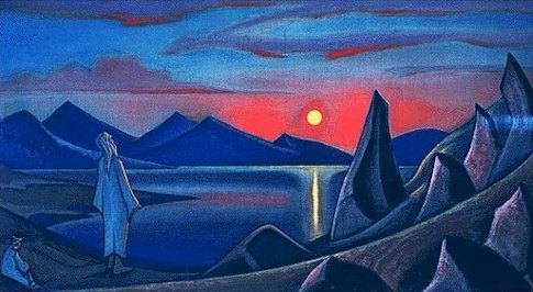 Wikioo.org - The Encyclopedia of Fine Arts - Painting, Artwork by Nicholas Roerich - Beda the Preacher