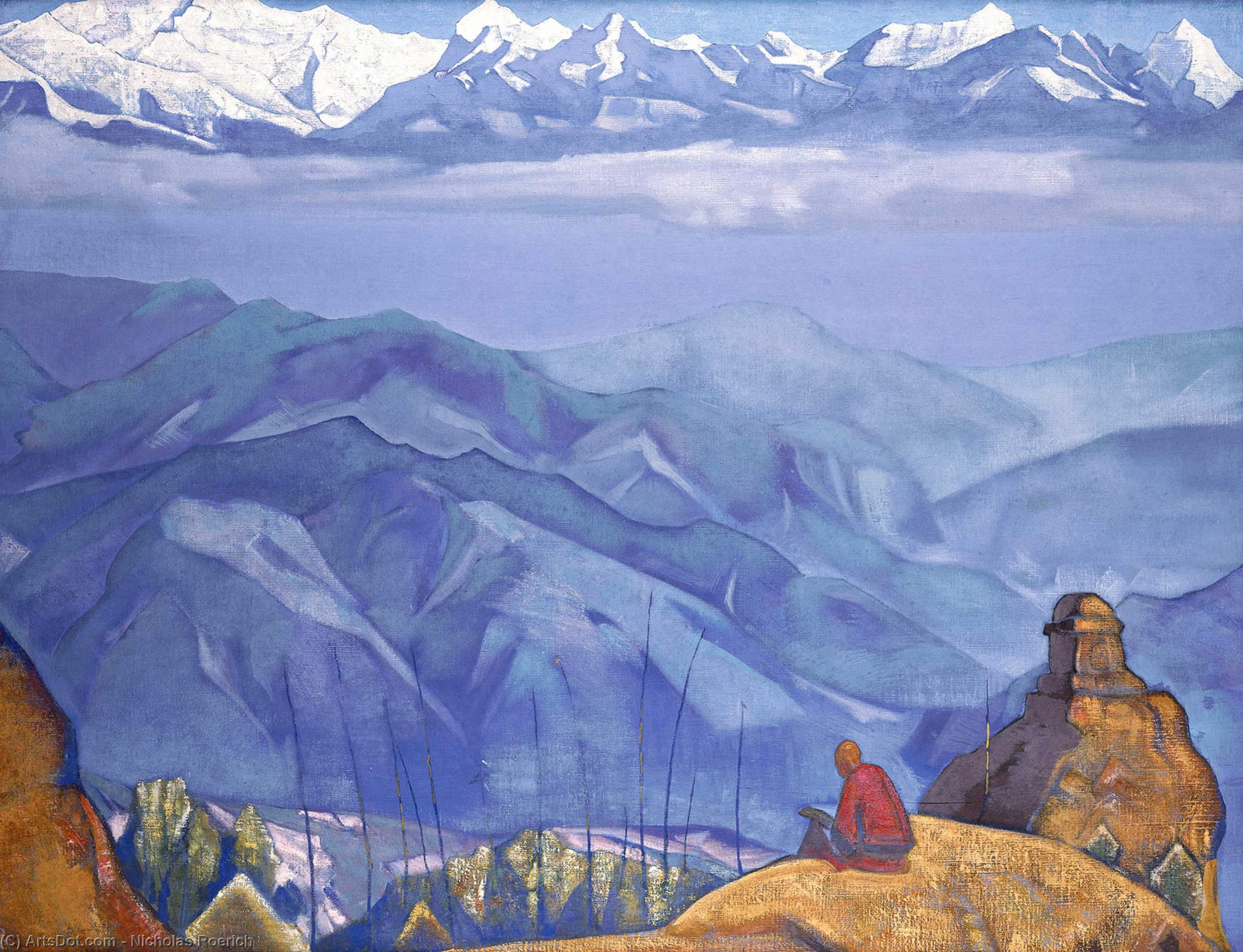 Wikioo.org - The Encyclopedia of Fine Arts - Painting, Artwork by Nicholas Roerich - Book of Wisdom