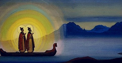 Wikioo.org - The Encyclopedia of Fine Arts - Painting, Artwork by Nicholas Roerich - Boris and Gleb