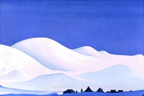 Wikioo.org - The Encyclopedia of Fine Arts - Painting, Artwork by Nicholas Roerich - Chang-Thang Northern Tibet