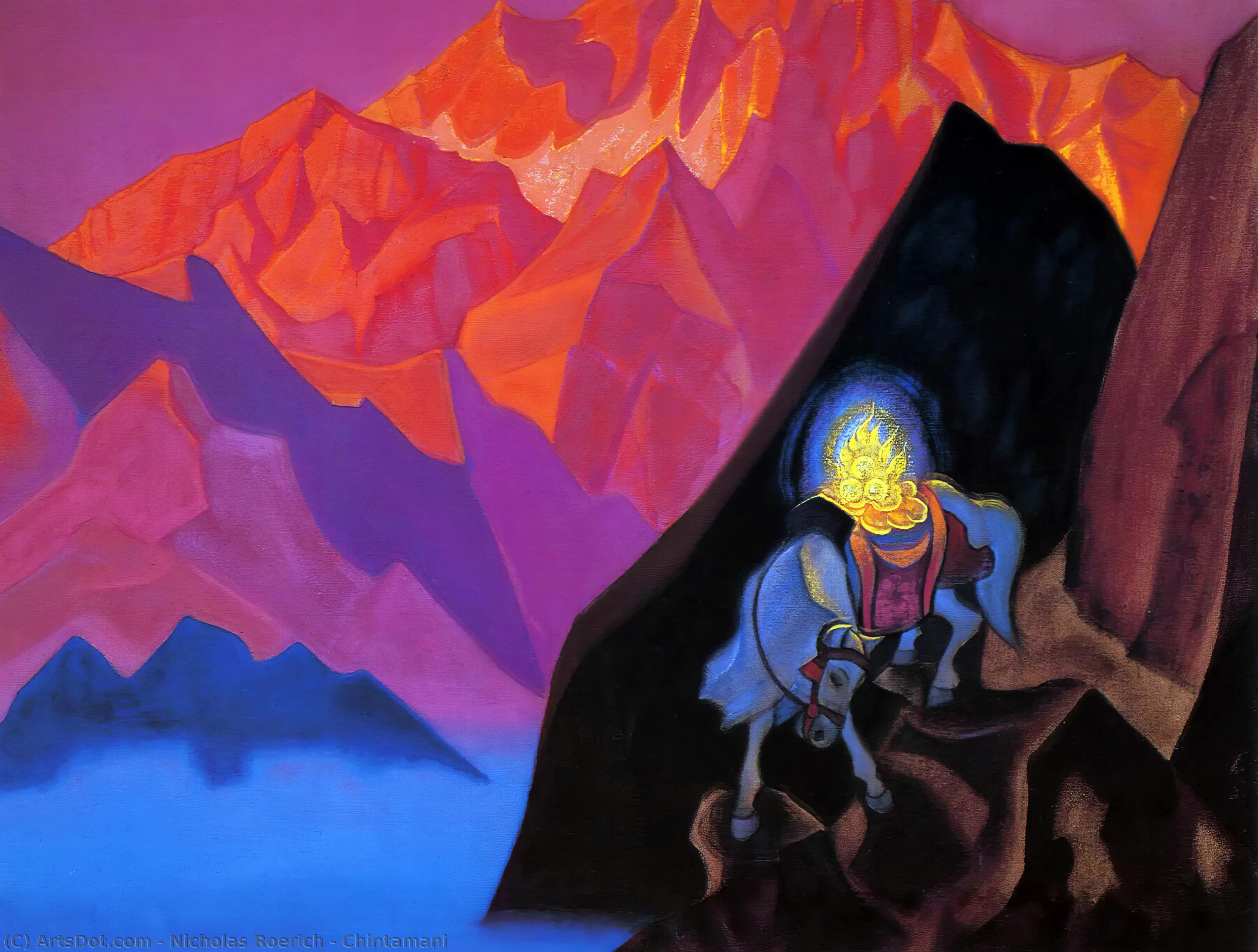 Wikioo.org - The Encyclopedia of Fine Arts - Painting, Artwork by Nicholas Roerich - Chintamani