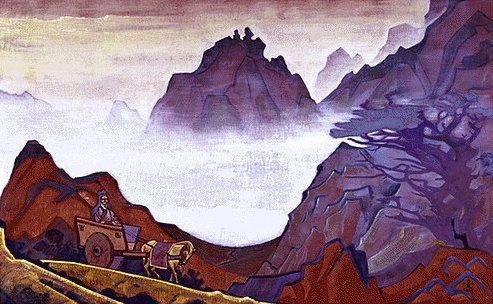 Wikioo.org – La Enciclopedia de las Bellas Artes - Pintura, Obras de arte de Nicholas Roerich - `confucius` el justo uno