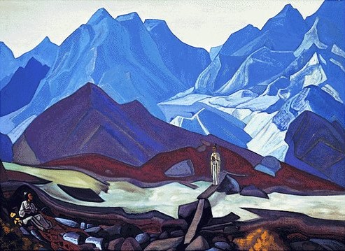 WikiOO.org - Encyclopedia of Fine Arts - Maľba, Artwork Nicholas Roerich - From Beyond