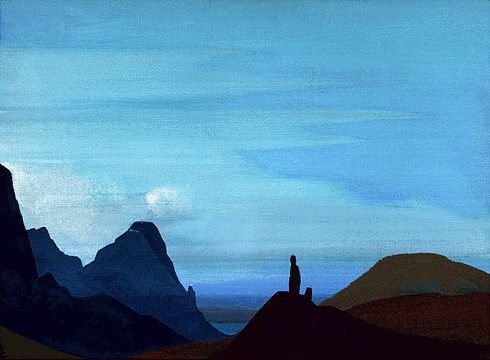 Wikioo.org - The Encyclopedia of Fine Arts - Painting, Artwork by Nicholas Roerich - He Who Waits