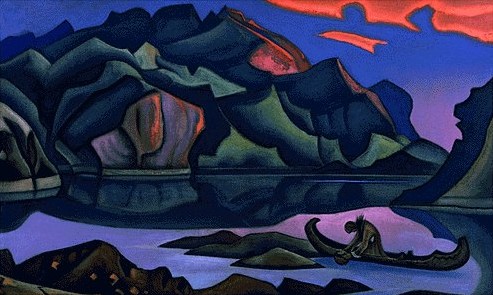 WikiOO.org - Güzel Sanatlar Ansiklopedisi - Resim, Resimler Nicholas Roerich - Hidden Treasure 1947