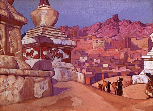 Wikioo.org - The Encyclopedia of Fine Arts - Painting, Artwork by Nicholas Roerich - Horse of Happyness