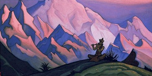 Wikioo.org – L'Enciclopedia delle Belle Arti - Pittura, Opere di Nicholas Roerich - Krishna 1946