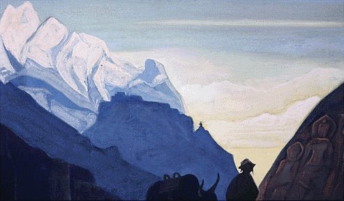 Wikioo.org - The Encyclopedia of Fine Arts - Painting, Artwork by Nicholas Roerich - Lahul 2