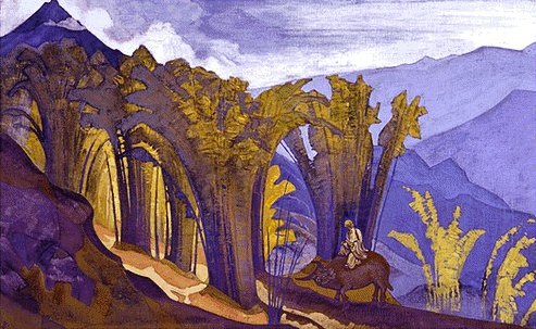 Wikioo.org - สารานุกรมวิจิตรศิลป์ - จิตรกรรม Nicholas Roerich - Lao Tse 1924