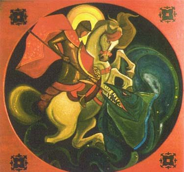 WikiOO.org - Enciclopédia das Belas Artes - Pintura, Arte por Nicholas Roerich - Light Conquers Darkness