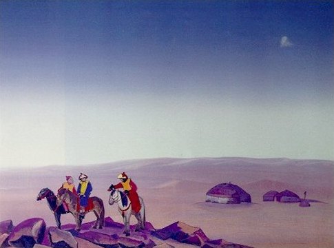 WikiOO.org - 백과 사전 - 회화, 삽화 Nicholas Roerich - Mongolia I