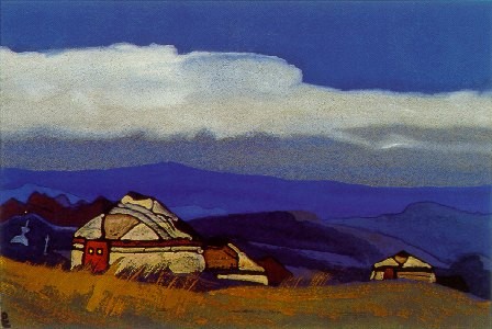 Wikioo.org - สารานุกรมวิจิตรศิลป์ - จิตรกรรม Nicholas Roerich - Mongolia Olun Sume