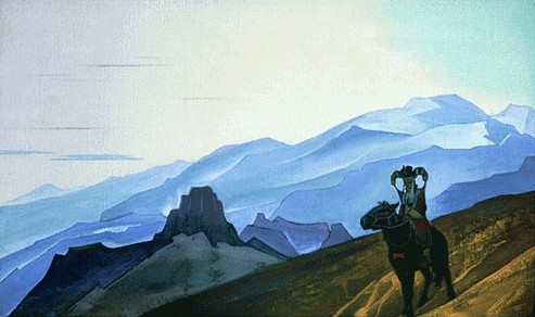 WikiOO.org - Encyclopedia of Fine Arts - Maľba, Artwork Nicholas Roerich - Mother of Genghis Khan 1933