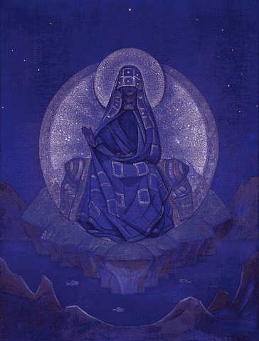 Wikioo.org - The Encyclopedia of Fine Arts - Painting, Artwork by Nicholas Roerich - Mother of the World 2