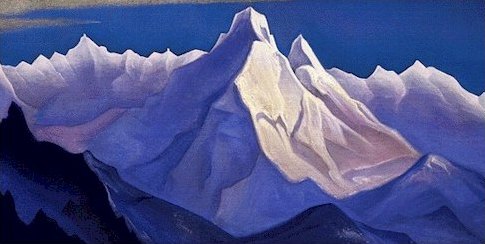 Wikioo.org - The Encyclopedia of Fine Arts - Painting, Artwork by Nicholas Roerich - Nanda Devi 1941