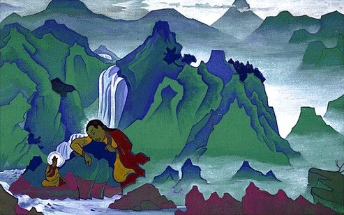 WikiOO.org - Encyclopedia of Fine Arts - Maleri, Artwork Nicholas Roerich - Padma Sambhava