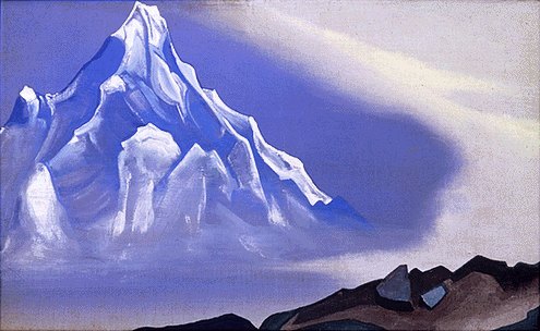 Wikioo.org - สารานุกรมวิจิตรศิลป์ - จิตรกรรม Nicholas Roerich - Silvery Realm