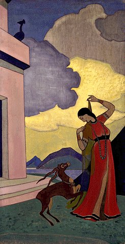 Wikioo.org - The Encyclopedia of Fine Arts - Painting, Artwork by Nicholas Roerich - Song of the Morning