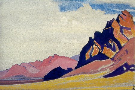 Wikioo.org - The Encyclopedia of Fine Arts - Painting, Artwork by Nicholas Roerich - Timur Khada. Mongolia.