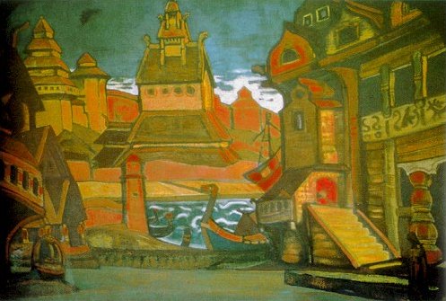 Wikioo.org - The Encyclopedia of Fine Arts - Painting, Artwork by Nicholas Roerich - Tmutarakan