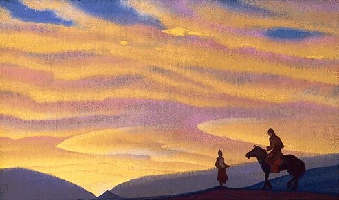 Wikioo.org - The Encyclopedia of Fine Arts - Painting, Artwork by Nicholas Roerich - Voice of Mongolia