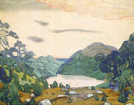 WikiOO.org - Enciclopédia das Belas Artes - Pintura, Arte por Nicholas Roerich - Yarilo`s Walley