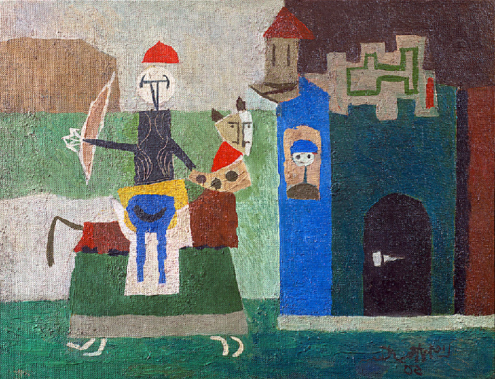 WikiOO.org - Encyclopedia of Fine Arts - Lukisan, Artwork Roy Lichtenstein - The hero's return