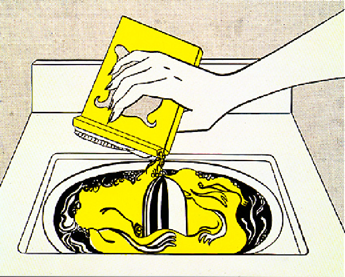 Wikioo.org - Encyklopedia Sztuk Pięknych - Malarstwo, Grafika Roy Lichtenstein - Washing machine