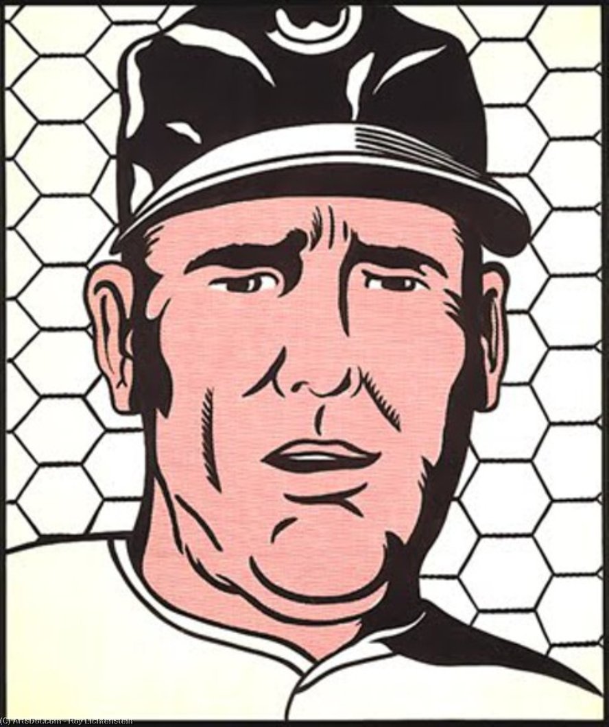 Wikioo.org - สารานุกรมวิจิตรศิลป์ - จิตรกรรม Roy Lichtenstein - Baseball manager