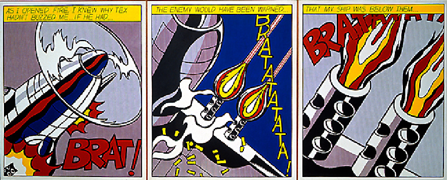 Wikioo.org - The Encyclopedia of Fine Arts - Painting, Artwork by Roy Lichtenstein - As i opened