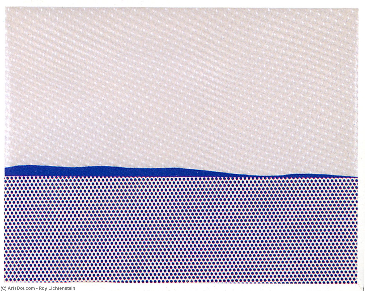 Wikioo.org - The Encyclopedia of Fine Arts - Painting, Artwork by Roy Lichtenstein - Seascape