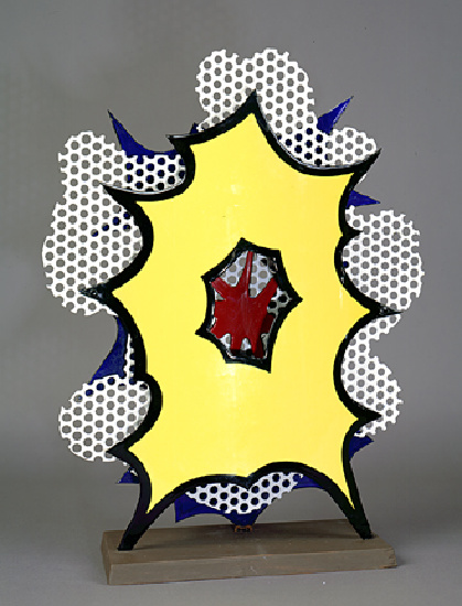 Wikioo.org - Bách khoa toàn thư về mỹ thuật - Vẽ tranh, Tác phẩm nghệ thuật Roy Lichtenstein - Small explosion