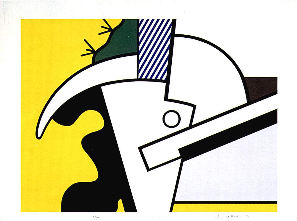 Wikioo.org - The Encyclopedia of Fine Arts - Painting, Artwork by Roy Lichtenstein - Bull Head II