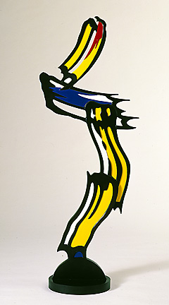 Wikioo.org - The Encyclopedia of Fine Arts - Painting, Artwork by Roy Lichtenstein - Brushstrokes in flight