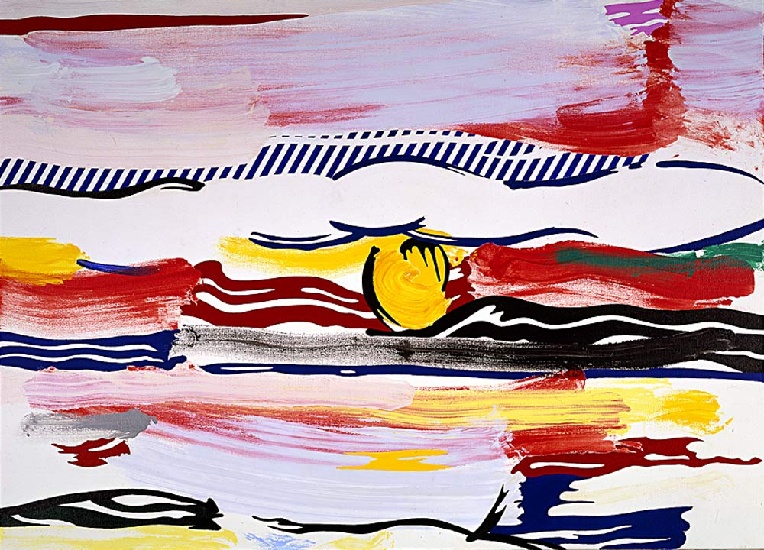 WikiOO.org - 百科事典 - 絵画、アートワーク Roy Lichtenstein - 日の出