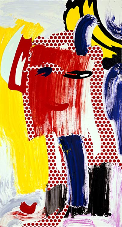 WikiOO.org - Енциклопедія образотворчого мистецтва - Живопис, Картини
 Roy Lichtenstein - Face (Red)