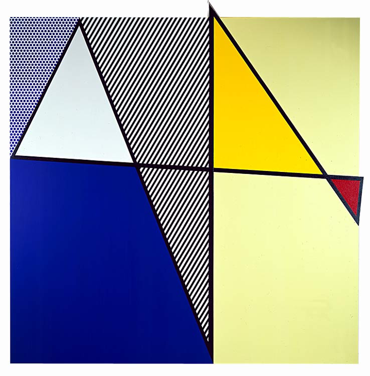Wikioo.org - The Encyclopedia of Fine Arts - Painting, Artwork by Roy Lichtenstein - Imperfect Painting 3