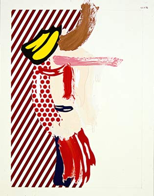 WikiOO.org - Encyclopedia of Fine Arts - Maľba, Artwork Roy Lichtenstein - Portrait II