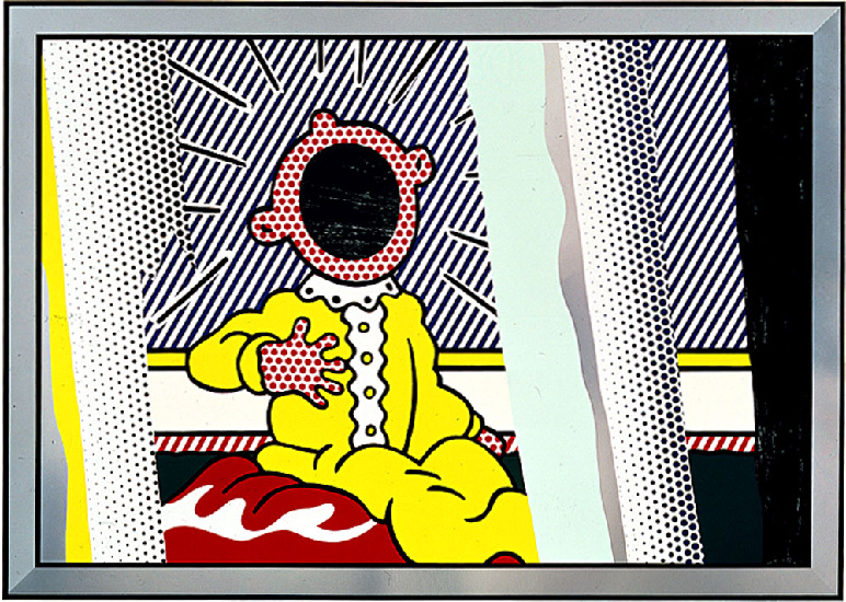 WikiOO.org - Encyclopedia of Fine Arts - Lukisan, Artwork Roy Lichtenstein - Reflections on The Scream