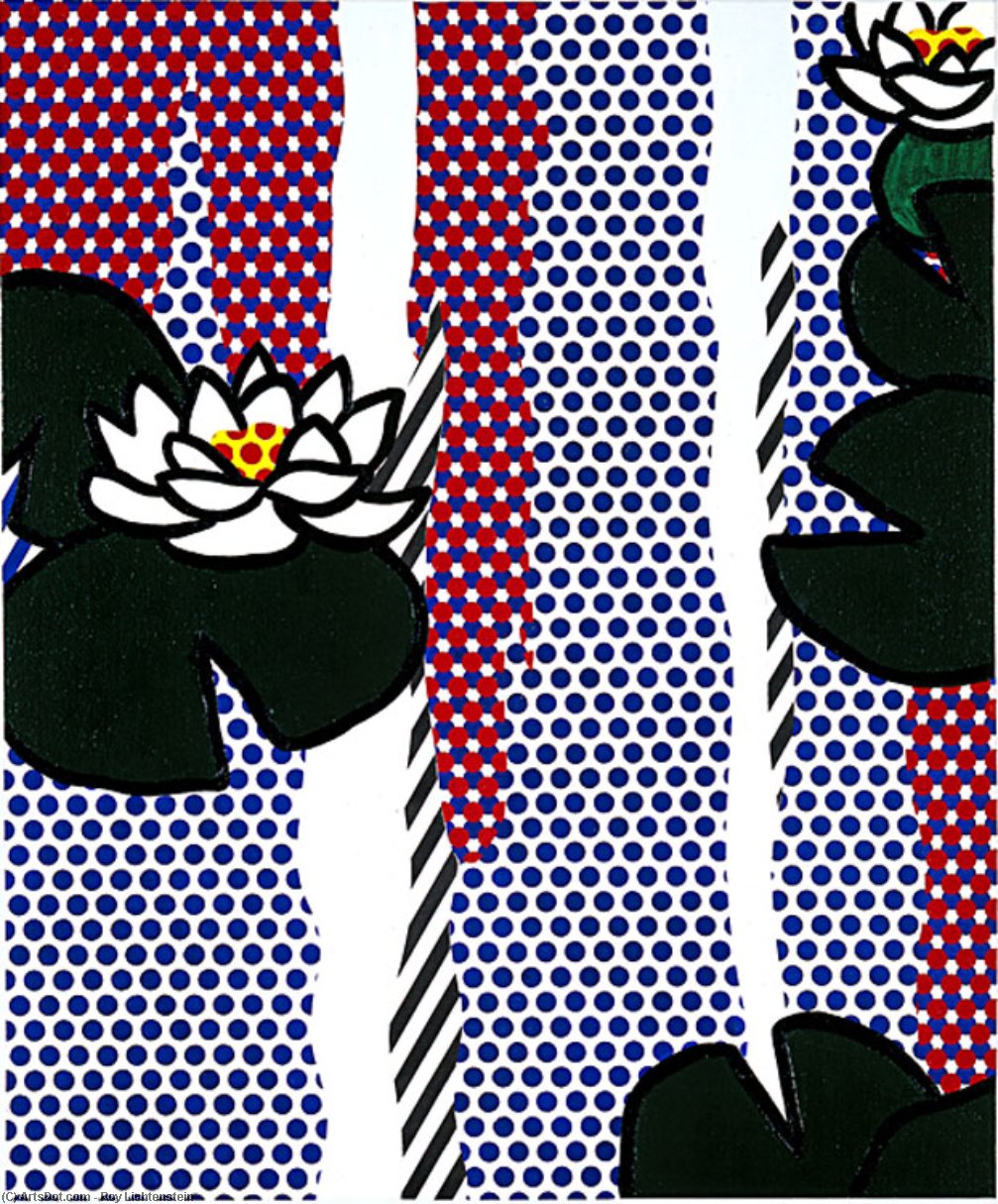 Wikioo.org - Bách khoa toàn thư về mỹ thuật - Vẽ tranh, Tác phẩm nghệ thuật Roy Lichtenstein - Water Lilies