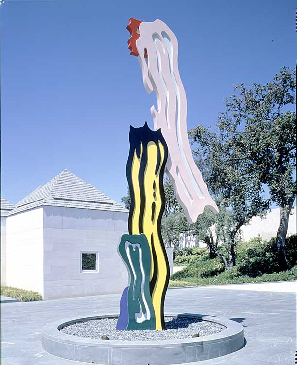 Wikioo.org - สารานุกรมวิจิตรศิลป์ - จิตรกรรม Roy Lichtenstein - Knapp Brushstroke Sculpture