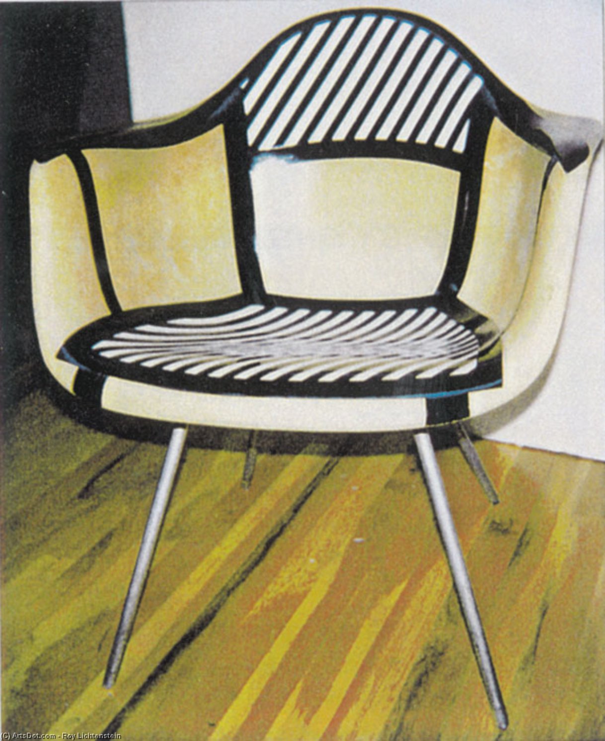 Wikioo.org - The Encyclopedia of Fine Arts - Painting, Artwork by Roy Lichtenstein - Charles Eames Chair