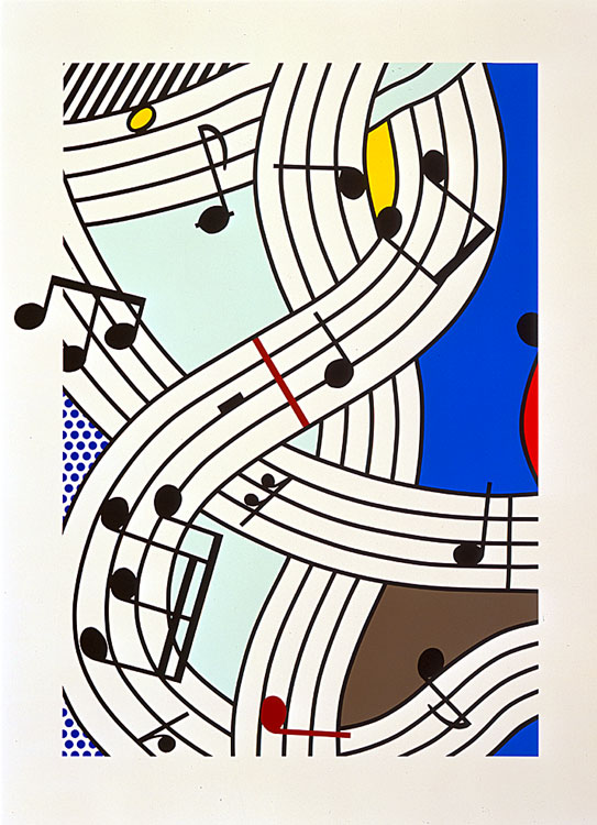 WikiOO.org - Енциклопедія образотворчого мистецтва - Живопис, Картини
 Roy Lichtenstein - Composition