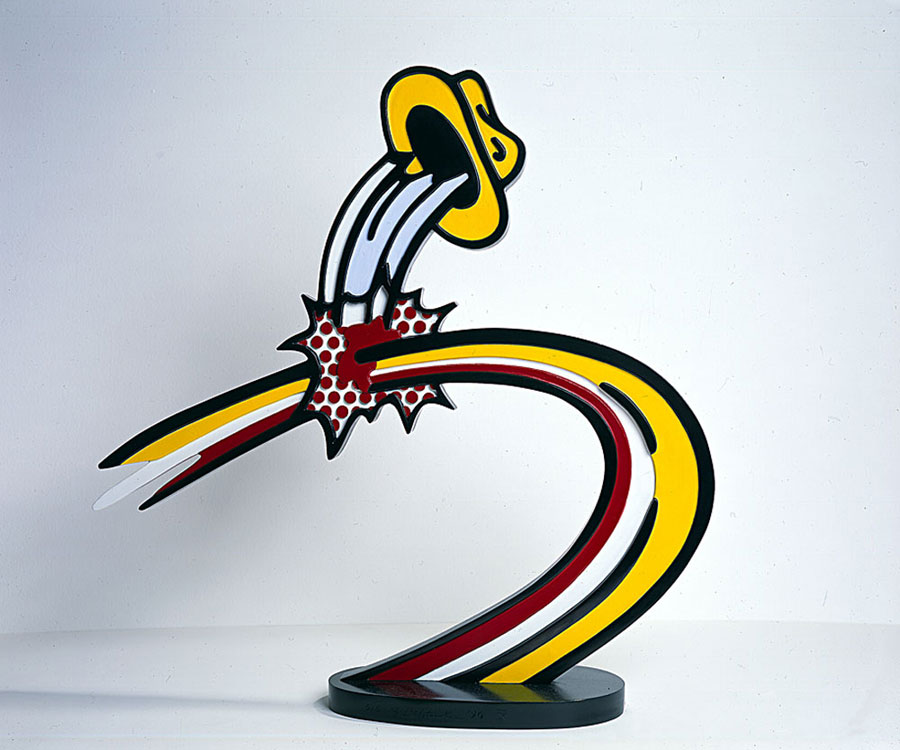 Wikioo.org - The Encyclopedia of Fine Arts - Painting, Artwork by Roy Lichtenstein - Coup de Chapeau