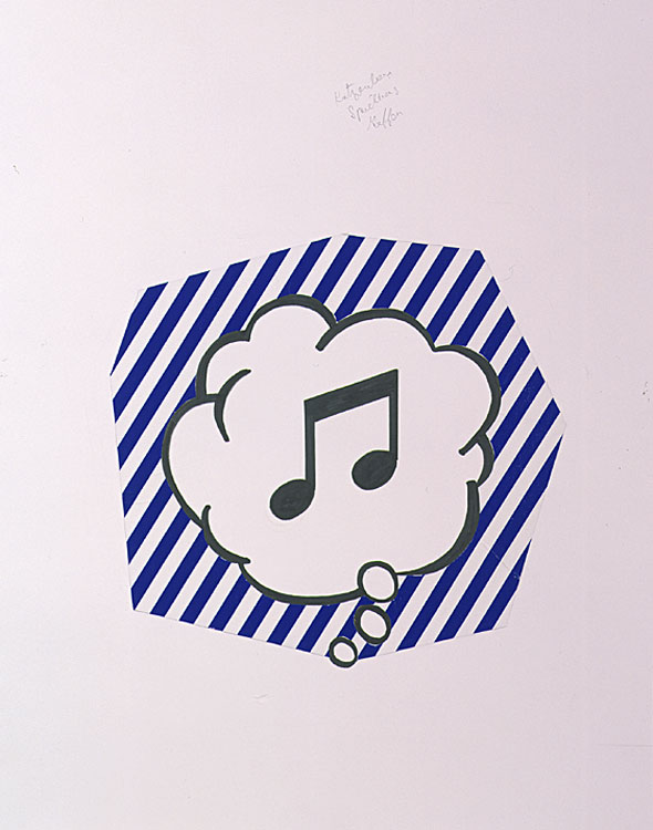 Wikioo.org - The Encyclopedia of Fine Arts - Painting, Artwork by Roy Lichtenstein - Design for Dreamworks logo