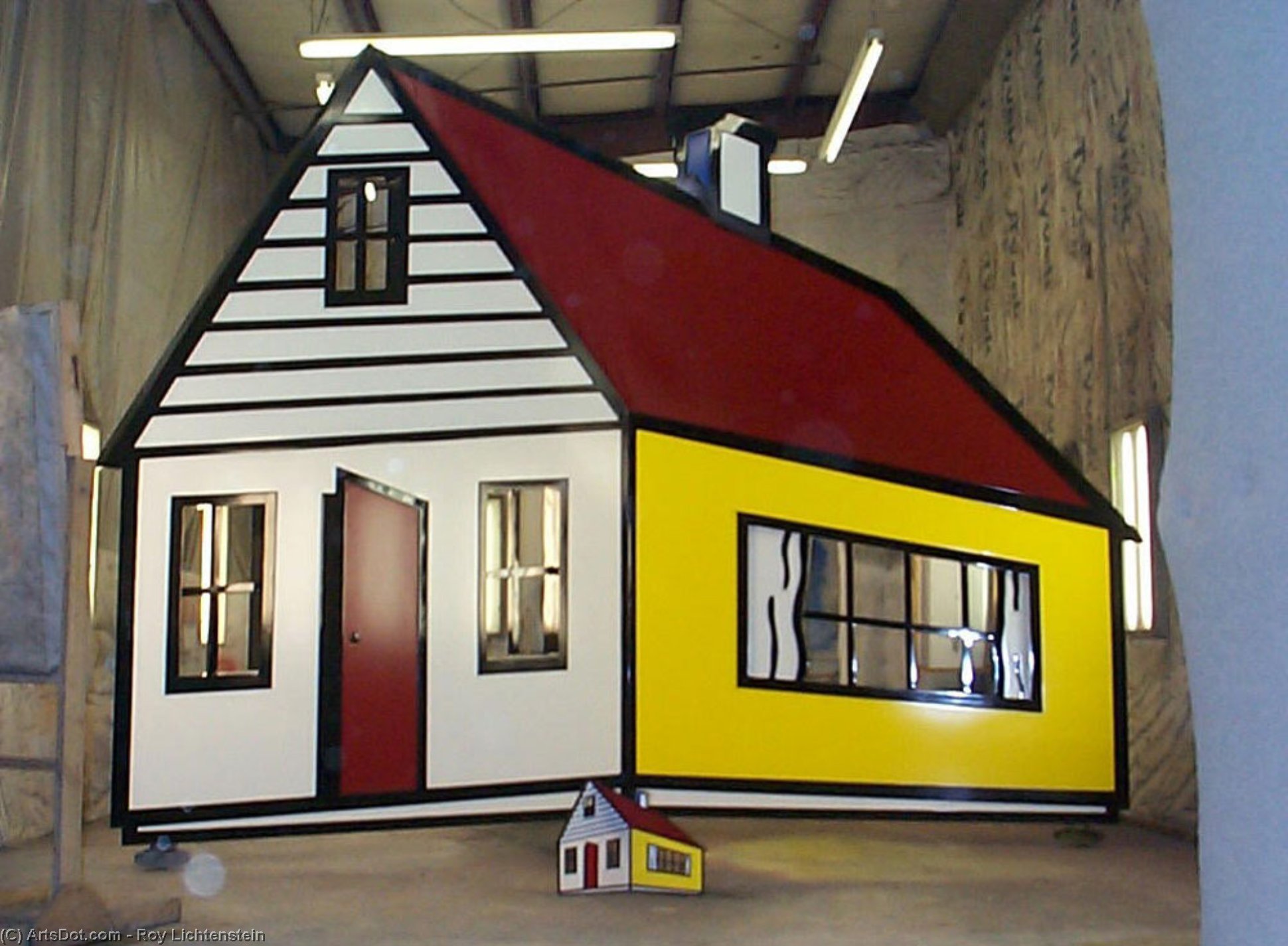 WikiOO.org - دایره المعارف هنرهای زیبا - نقاشی، آثار هنری Roy Lichtenstein - House III