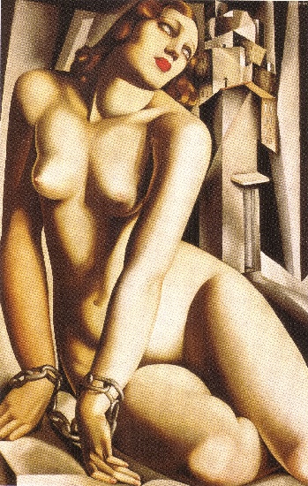 WikiOO.org - Encyclopedia of Fine Arts - Maľba, Artwork Tamara De Lempicka - Andromeda
