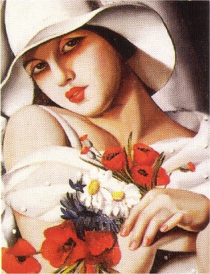 WikiOO.org - Енциклопедія образотворчого мистецтва - Живопис, Картини
 Tamara De Lempicka - In summer