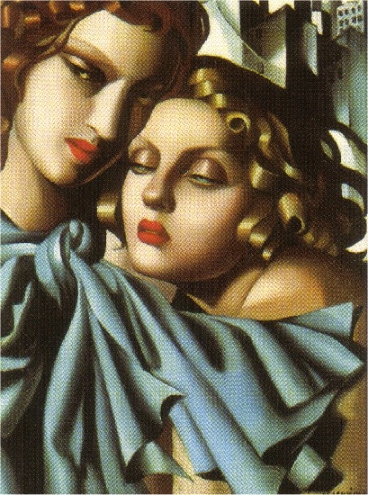 WikiOO.org - Encyclopedia of Fine Arts - Schilderen, Artwork Tamara De Lempicka - Girls